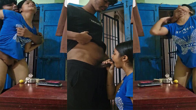 Desi Horny Babe Sucking n Standing Doggy Hard Fucking Liked Pron