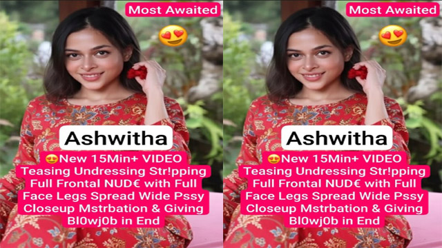 Ashw!tha Most Awaited New Teasing & Closeup Mstrbation – Giving Blowjob in End