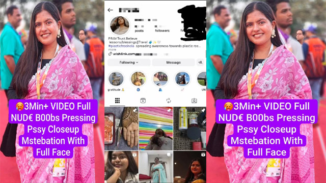 Desi Travel Influencer – Exclusive Pressing Boobs Show