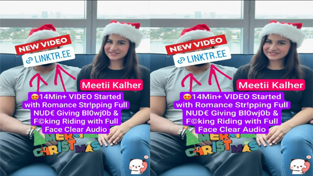 Meetii Kalher Christmas Giving – Amazing Blowjob & Riding Fucking