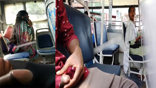 Daring Horny Guy Flash Dick Inside Bus Free Video