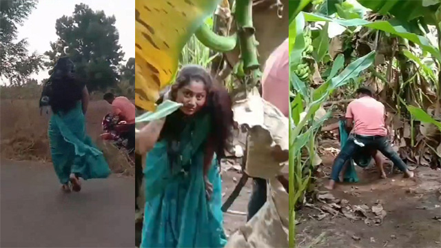 Banana Garden Mature Bhabi Affair Fucking Outdoor