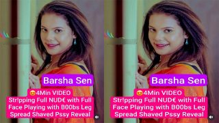 Barsha Sen Famous Model Latest – Stripping Full Nude Mms Video