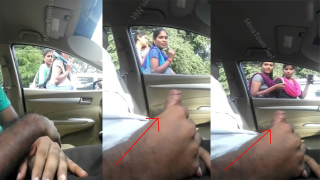 Daring Guy Flash Dick – Infront Of College Girls Inside Car Viral Porn S2