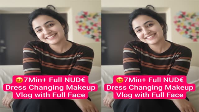 Desi GF Latest Viral Full Nude Dress Changing & Makeup Mms