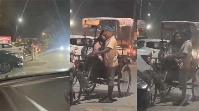Girl Caught Dick – Rickshaw Puller Road Fuck MMS