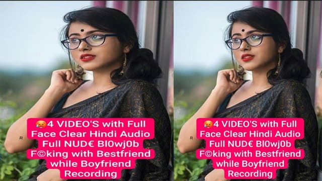 Horny Desi GF Exclusive Blowjob Fucking Bestfriend while Boyfriend Record