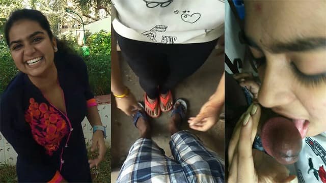Priya Stairs Blowjob – BF Hard MMS Viral