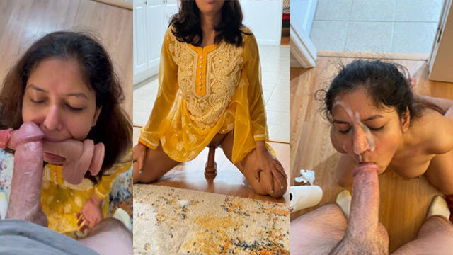 Desi Bhabhi Viral – Huge Dick Face Dildo Creampie