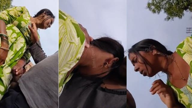 Couple Outdoor Having Fun Clear Hindi Talking