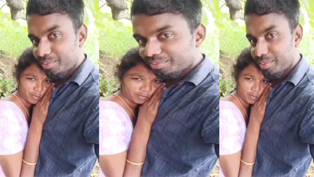 Cheater Aunty Affair Outdoor 3some – Having Fun With Lover