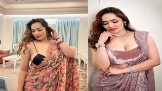 Aditi Mistry Holi Live With Nipples Visible Over Saree Mms