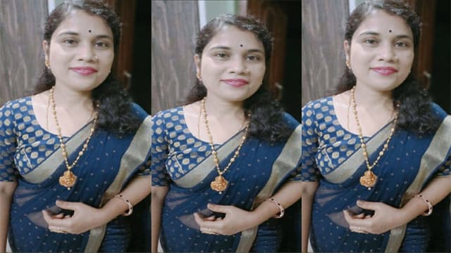 Cute Desi Aunty – Bathroom Nude Blue Film MMS