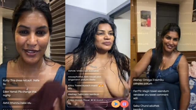 Mallu Reshma Rechu – Nip Slip Extended live Show