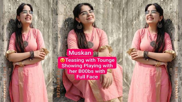 Charming Muskan Miss Viral Teasing Exclusive Clip