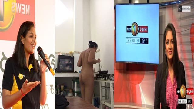 Sri Lankan Hot Reporter – Nude Cooking Video Viral