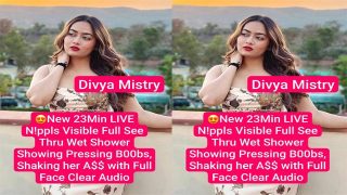 Divya Mistry New 23Min Wet Shower Live First Time