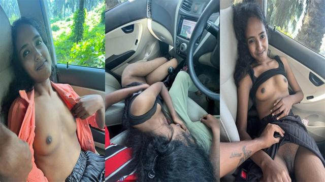Mallu Young Slim GF Fucking Captured On Car