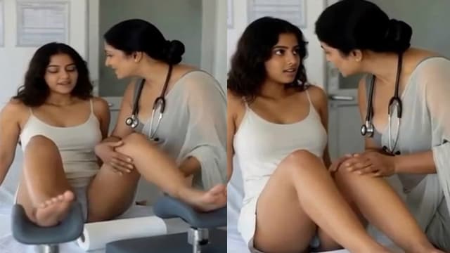 Hot Patient and Lady Doctor Lesbian Porn Video