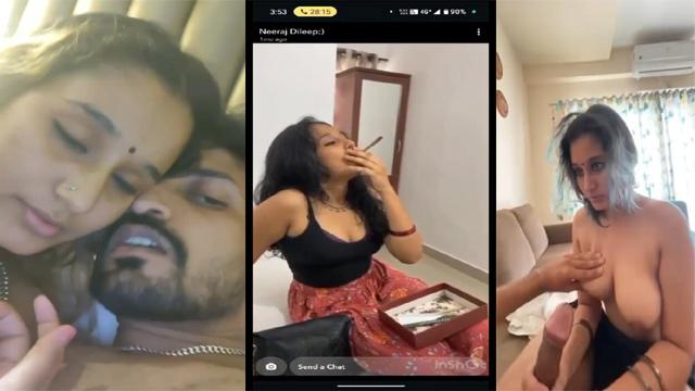 Horny Mallu GF Smoking Sensual BJ & Fucking