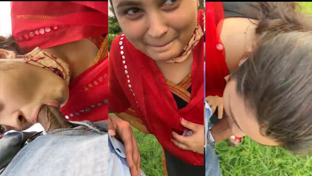 Telegu Desi Girl Deep Blowjob in Village Outdoor
