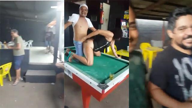 Dringking Lady Fucked her in the club in front of others