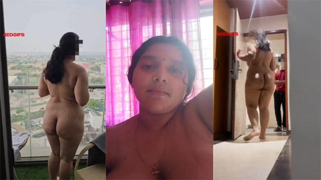 Horny Bhabi Doing Naked Dare With Delivery Guy