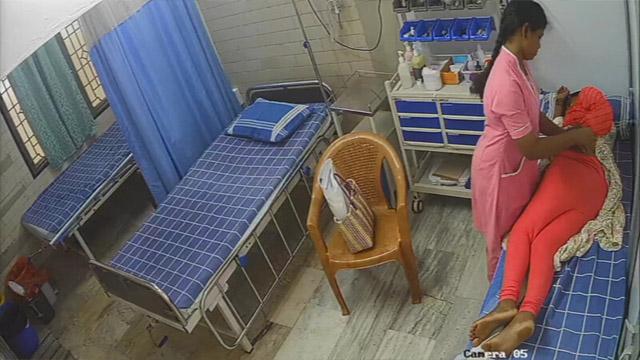 Tamil Aunty In Clinic Room Inject On Big Ass  CCTV Viral